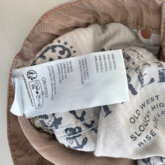 Free People Beige Wide Leg Jumpsuit - Picture 4 of 9